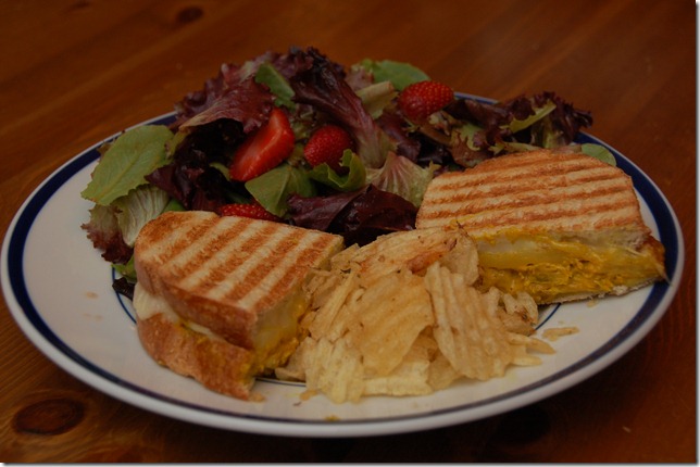 curry chix havarti panini