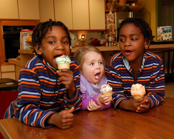 meera's dinner - ice cream 2