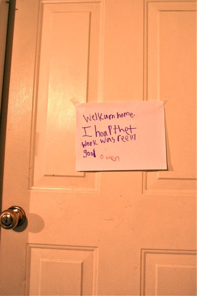 Owen s note