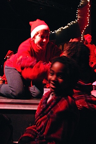 polar express elf hug