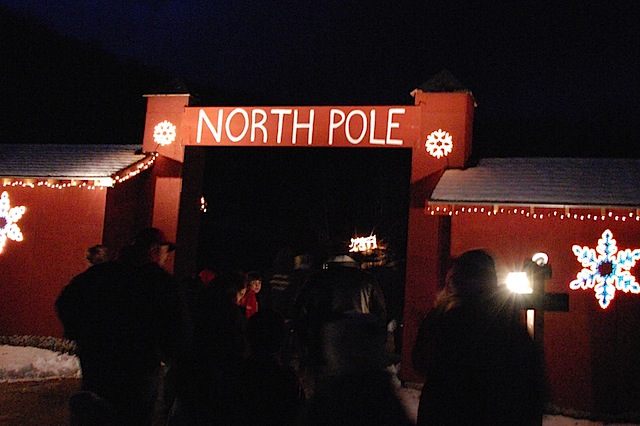polar express north pole