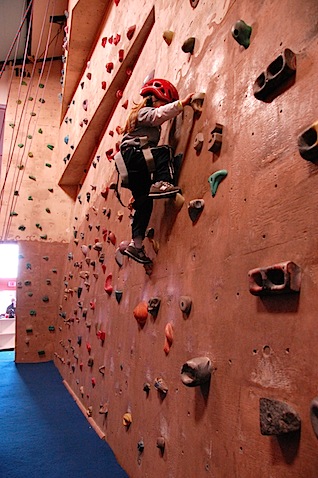 M on wall