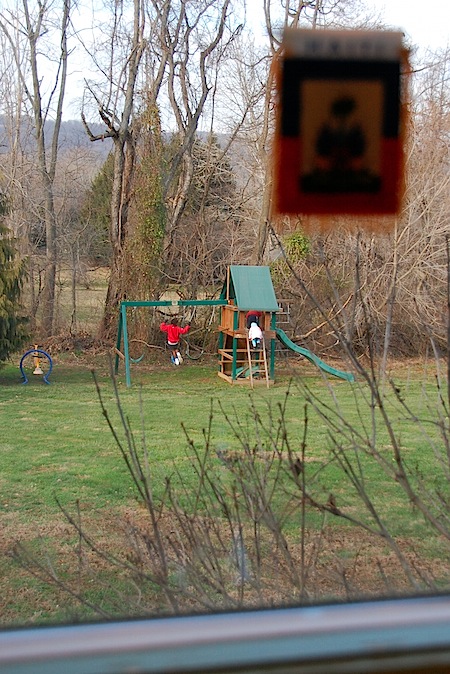playing outside