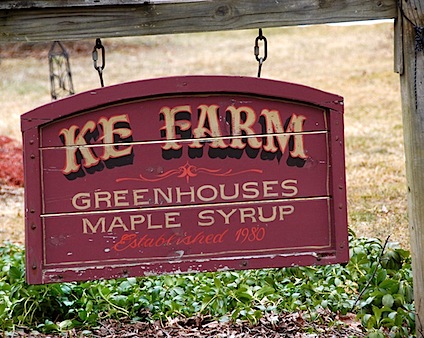 KE farm sign