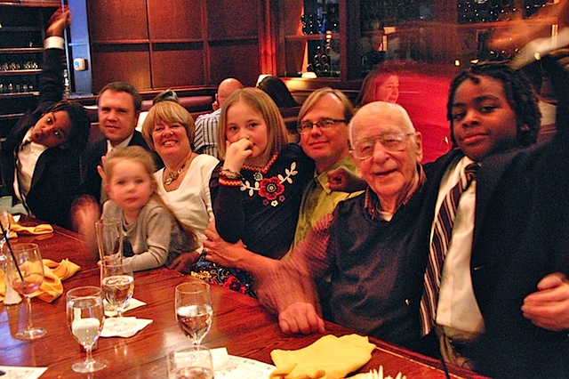 at table