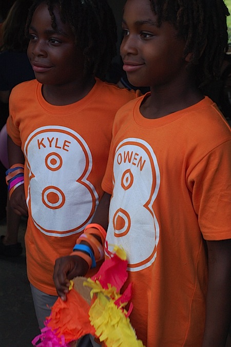 K and O in shirts