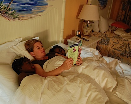Reading in bed