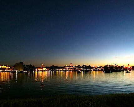 Epcot at night