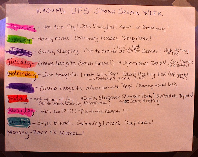 Spring Break 1