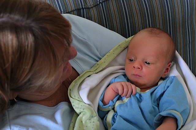 Mom and L