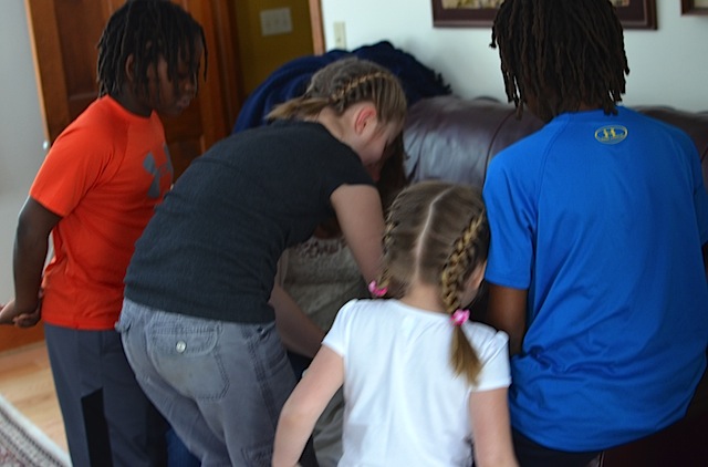 diaper change