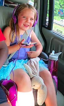 road trip happy girl